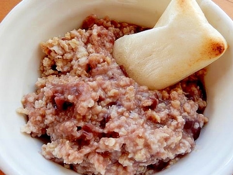 まな板なし6分!?+餅❤オートミールぜんざい♪